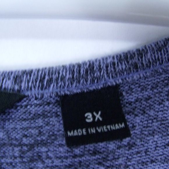 H by Halston Blue Knit Dress 3X - Picture 5 of 6